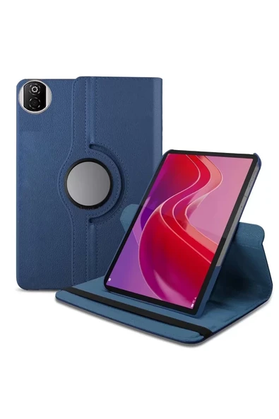 Newface Huawei Honor Pad X7 360 Tablet Deri Kılıf - Lacivert ürün görseli 1