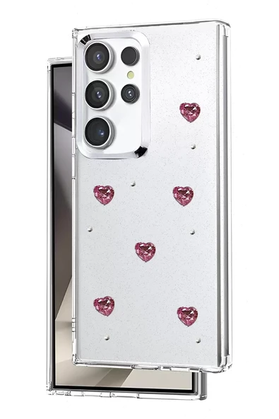 Newface Samsung Galaxy S23 Ultra Fiyonk Desenli Kapak - Desen 3 ürün görseli 1