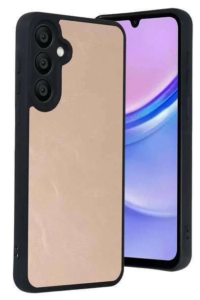 Newface Samsung Galaxy A57 5G Aras Deri Kapak - Pudra ürün görseli 1