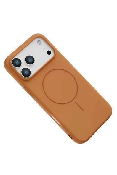 Joko Apple iPhone 17 Pro Max Jully Magsafe Kapak - Turuncu - Resim 2