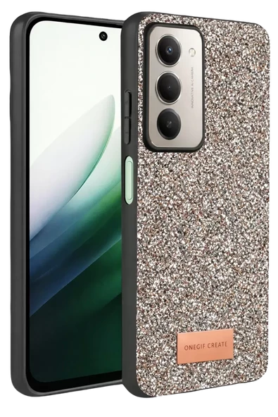 Onegif Xiaomi Redmi 15 4G Bright Simli Kapak - Gümüş ürün görseli 1