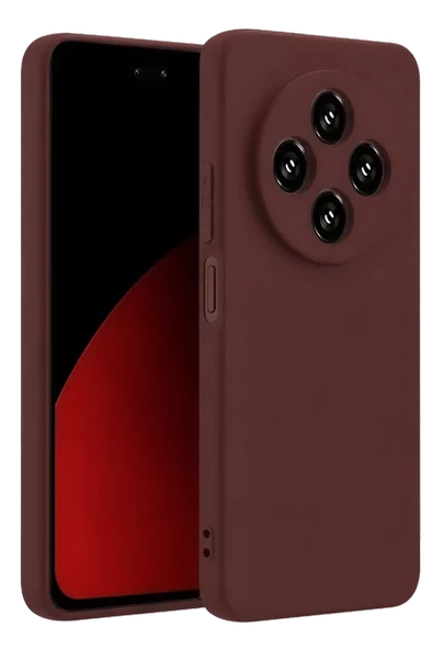 Newface Xiaomi Redmi 14C Kılıf First Silikon - Bordo ürün görseli 1