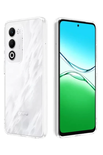 Newface Oppo A5 4G Lüx Şeffaf Silikon - Şeffaf - Resim 2
