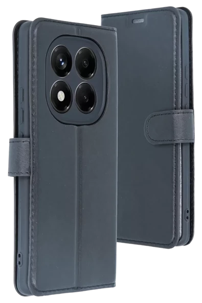 Newface Xiaomi Redmi Note 15 4G Trend S Plus Kapaklı Kılıf - Siyah ürün görseli 1
