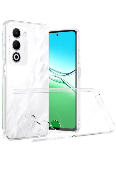 Newface Oppo A5 4G Lüx Şeffaf Silikon - Şeffaf ürün görseli 1