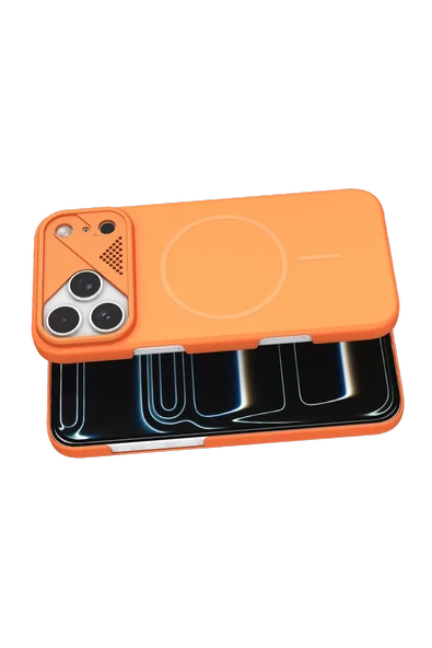 Joko Apple iPhone 17 Pro Export Magsafe Kapak - Turuncu - Resim 3