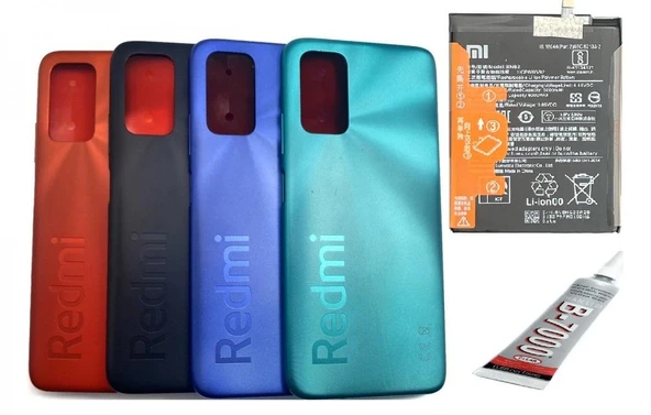 REDMİ 9T ARKA BATARYA KAPAĞI ,BATARYA VE B7000 YAP ürün görseli 1