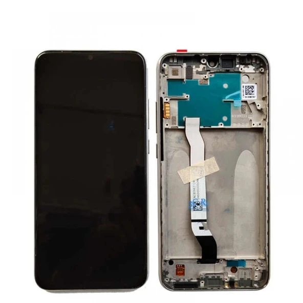 Redmi Note 8 Pro Lcd Dokunmatik Ekran Çıtalı (Siya - Resim 4