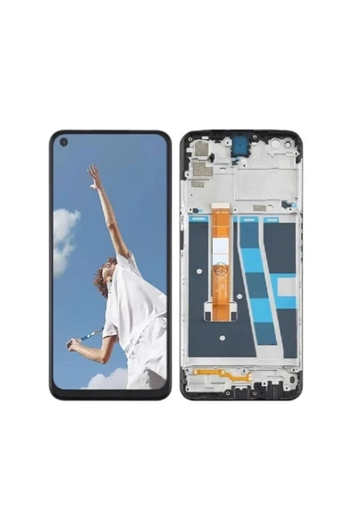 Oppo A52 - A72 Ekran Dokunmatik Çıtalı SRV (Siyah) ürün görseli 1
