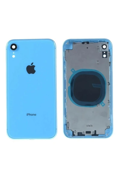 Iphone Xr A Kalite Boş Kasa Arka Kapak Mavi ürün görseli 1