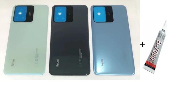 REDMİ NOTE 12S Arka Batarya Pil Kapağı MAVİ (B7000 - Resim 5