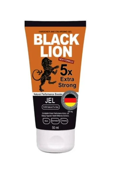 BLACK LION GEL ERKEK PREFORMANS ARTTIRICI JEL 50ML ürün görseli 1
