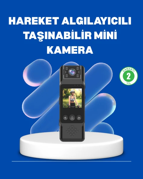 Mini Kamera 1080P Full HD Döner Lens Taşınabilir ürün görseli 1