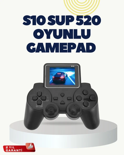 HDMI Destekli S10 Gamepad 520 Oyunlu TV’ye Bağlanabilir Atari 2025 Model ürün görseli 1