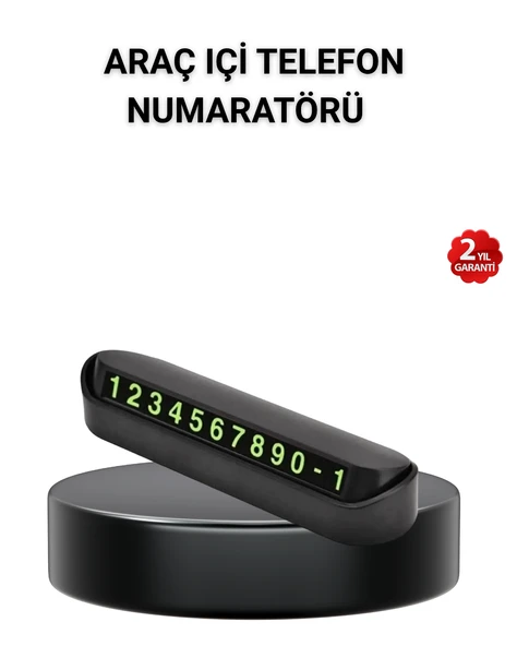 Alüminyum Kasa Gri Çevirmeli Araç İçi Telefon Numaratörü ürün görseli 1