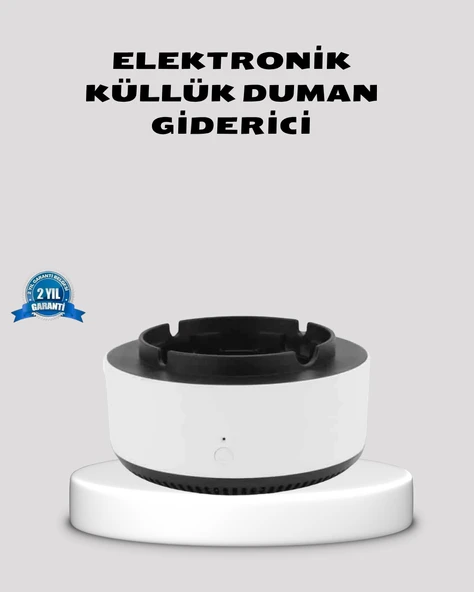 Hava Temizleyici Küllük – Sigara Dumanı Filtreli, Sessiz Çalışan, Şık Tasarım ürün görseli 1