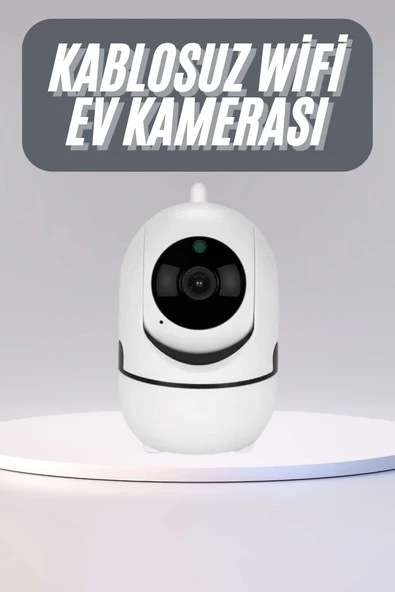 360° Full HD Akıllı Kamera Hareket Sensörlü Wifi Kamera Çocuk Güvenlik Kamerası ürün görseli 1