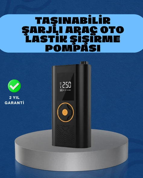 Duran Dijital Hava Pompası Kompakt ve Taşınabilir Tasarım ürün görseli 1