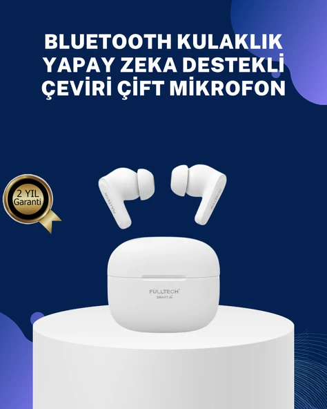 Akıllı Çeviri Teknolojili TWS Kulaklık Gürültü Engelleyici ürün görseli 1
