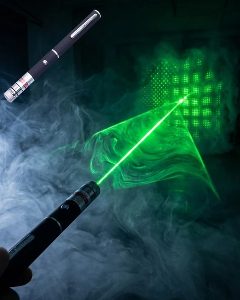 Lazer Kalem Güçlü Yeşil Işık Kompakt ve Pratik Kullanım ürün görseli 1
