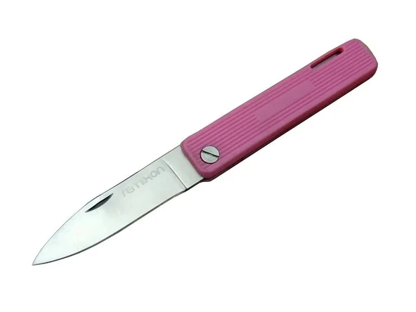 Remixon K200PİNK Kamp / Bahçe Çakı Pembe 18 cm  Manuel, Plastik Sap ürün görseli 1