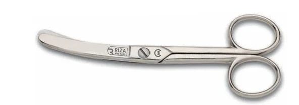 Rıza M159 Eğri Manifatura Makası No 5 inç / 12,70 cm  Nikel Kaplama ürün görseli 1