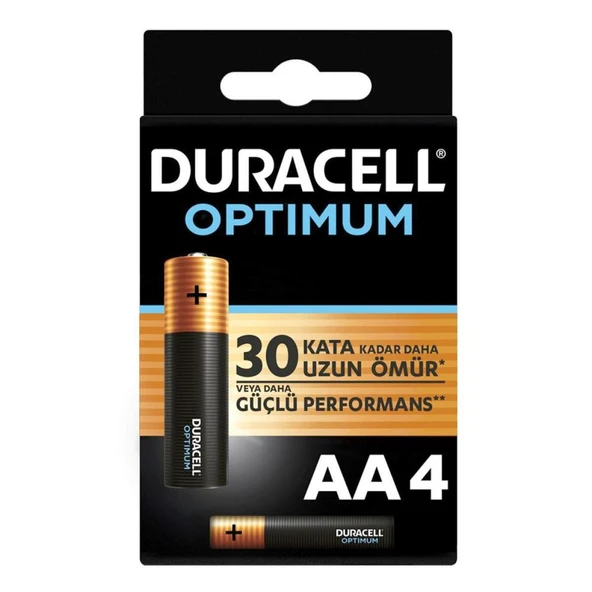 Optimum Alkalin AA Kalem Pil 4'Lü Paket ürün görseli 1