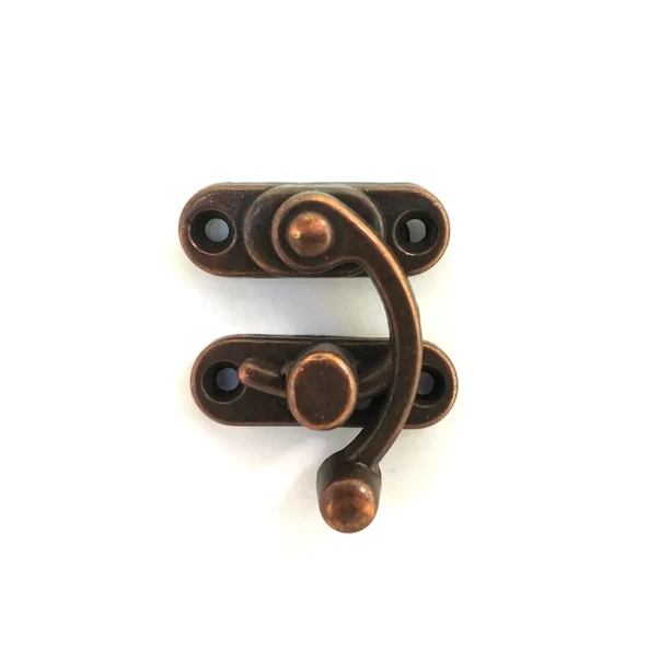 Yay Gözü, Ahşap Kutu Klipsi  Büyük 37x45 mm, Antik, 100 Adet ürün görseli 1