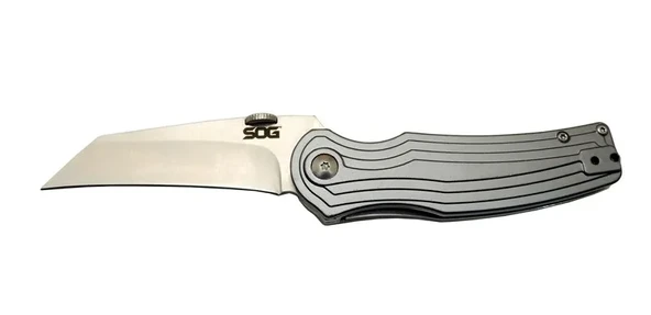 Sog Pinkerton 0689 Gri Kamp Çakı 18cm  Yarı , Kemerlikli, Kutulu ürün görseli 1