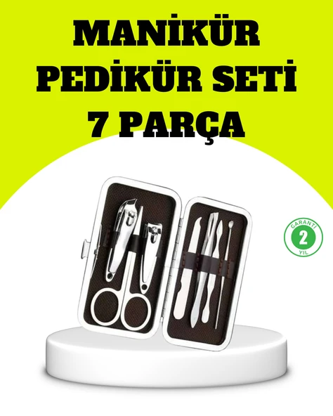 Paslanmaz Çelik Kişisel Bakım Seti – 7 Parça ürün görseli 1