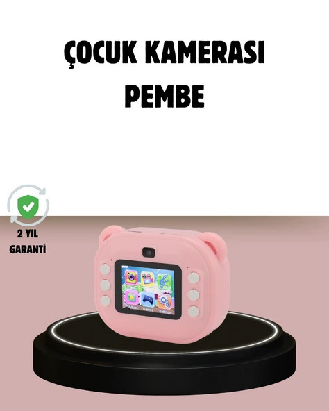 Anında Baskı Özellikli Şipşak Kamera 24MP HD Çift Lensli ve 32GB Hafızalı ürün görseli 1