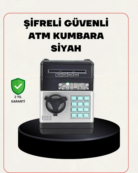 Para Kasası Görünümlü Elektronik Şifreli Kumbara ürün görseli 1