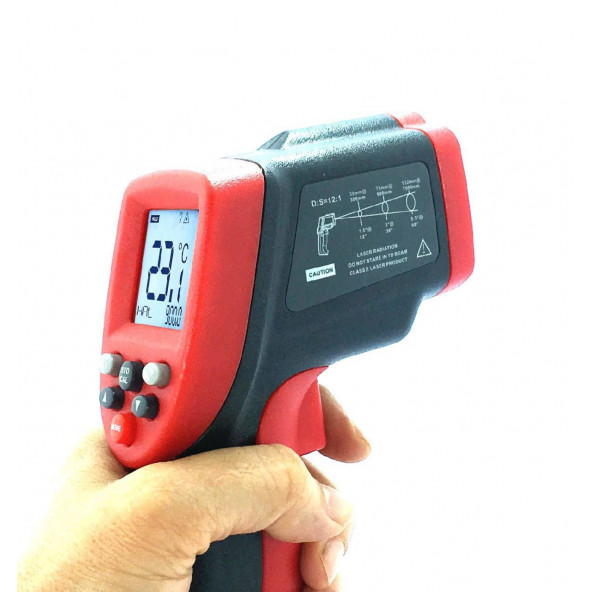 WINTACT WT700 Infrared Temassız Lazer Termometre - Resim 6