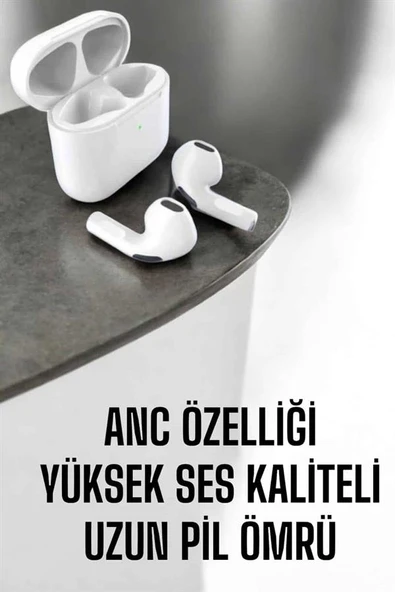 Yeni Nesil Pro Bluetooth Kulaklık Uzun Pil Ömrü Beyaz ürün görseli 1
