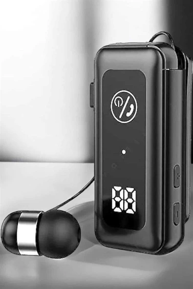 Kablolu Makaralı Bluetooth Kulaklık Uzun Pil Ömrü Dijital Göstergeli ürün görseli 1