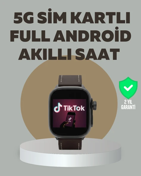 Android Akıllı Saat 5G Destekli Uygulama İndirme ürün görseli 1