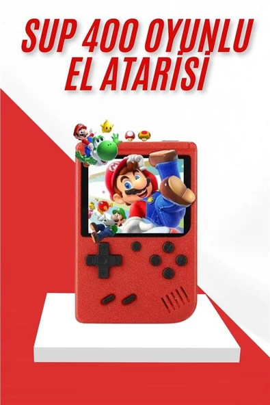 Nostalji Oyunlu Mini Atari Gamebox 400 Oyunlu El Atarisi - Resim 2