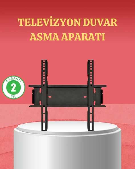 3242 İnç TV Askı Aparatı Kolay Kurulum Düz ve Kompakt Tasarım ürün görseli 1