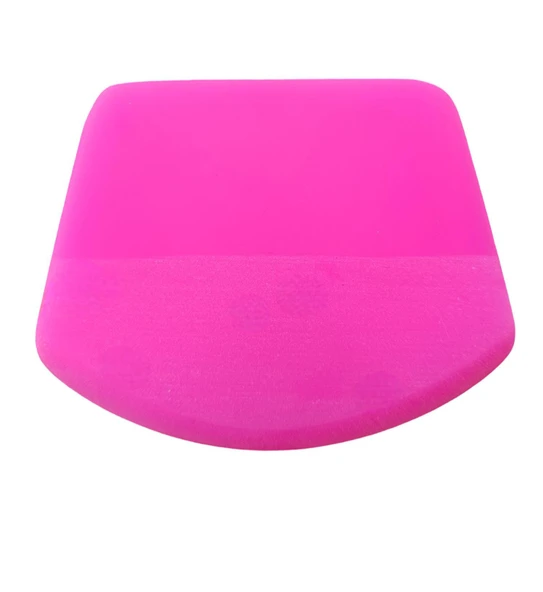 PPF/TPH Silikon Çekçek Ragle Cam Filmi Çekme Uygulama Aparatı Oval Pembe 9.4x7.4cm ürün görseli 1