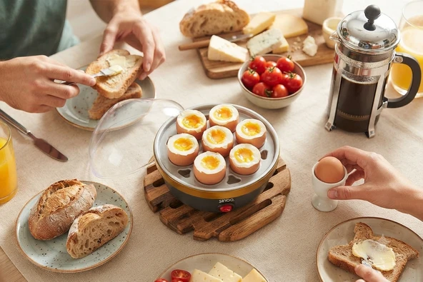 7 Yumurta Kapasiteli  Buharlı Pişirme Makinesi – Akıllı Kapanma Özellikli ürün görseli 1