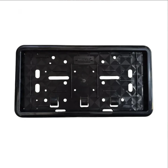 Çerçeveli Motosik Plakalık Plaka Altlığı Siyah 26X17cm 1 Adet ürün görseli 1
