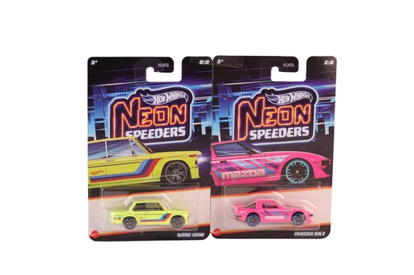 HLH72 Neon Yarışlar Temalı Arabalar ürün görseli 1