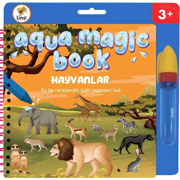 Aqua Magic Book Hayvanlar Sihirli Boyama Kitabı ürün görseli 1