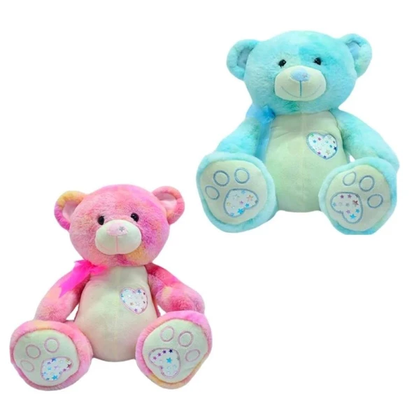 62556 Peluş 35 cm Burnu Yıldızlı Ayı 1 Adet Fiyatıdır ürün görseli 1