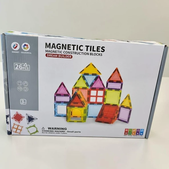 SH59696 26 PARÇA MAGNET STAND SERİ RENKLİ BLOKZRV ürün görseli 1