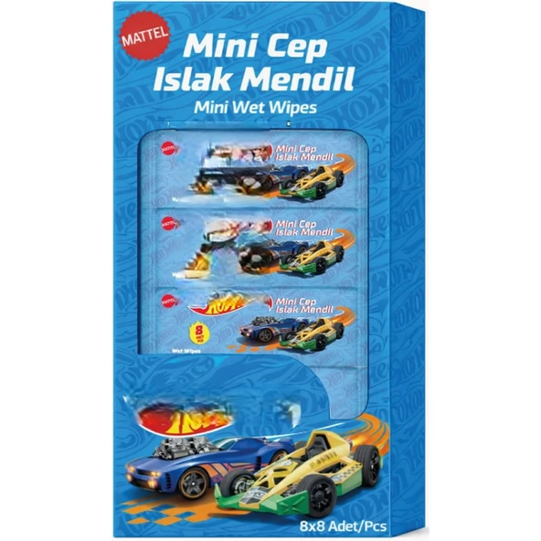 Islak Mini Cep Mendili 8'li ürün görseli 1