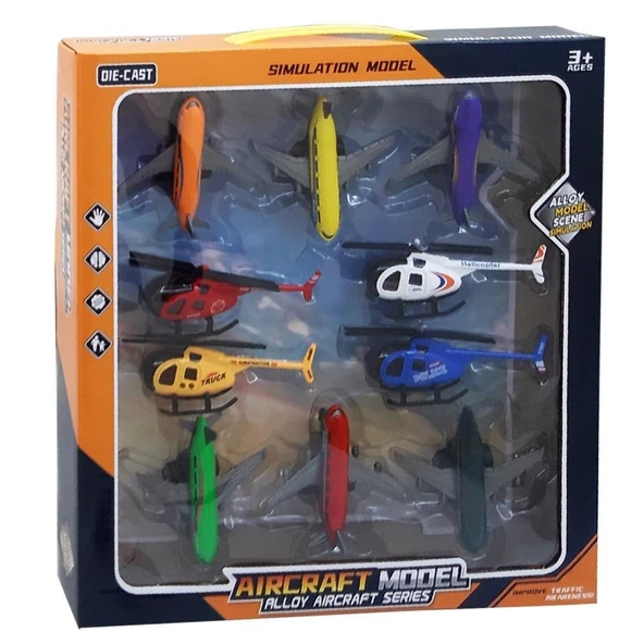 D0034W METAL UÇAK HELİKOPTER ürün görseli 1