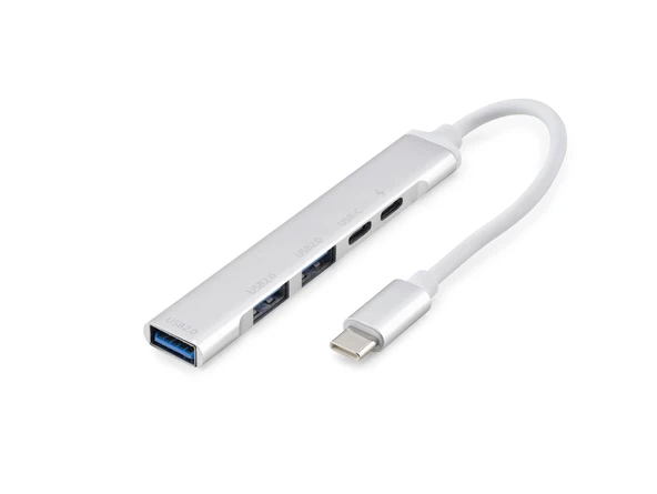 Type-C Hub 5 Port PD 20W Beyaz HDX7896 ürün görseli 1