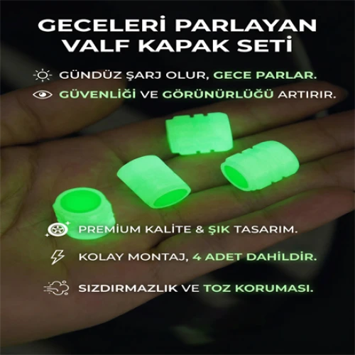 FOSFORLU GECE PARLAYAN SİBOP KAPAĞI - Resim 2