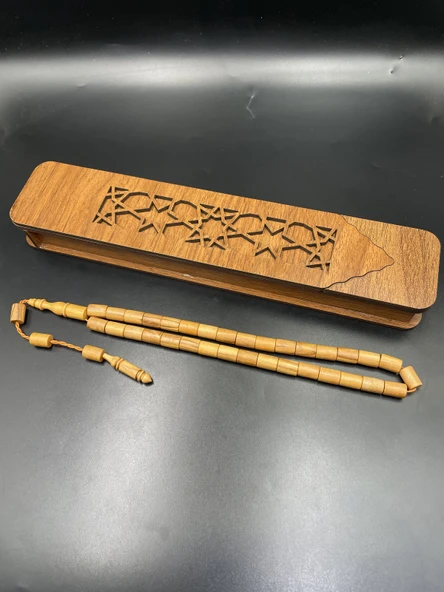 El Yapımı Şimşir Tespih – 11x7 mm No:3 ürün görseli 1
